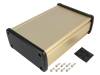 ALUG705GD160 Корпус: универсальный; Х:115,1мм; Y:169мм; Z:51,6мм; алюминий