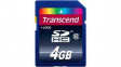 TS4GSDHC10 Memory Card, SDHC, 4GB, 20MB/s, 10MB/s