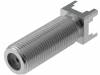 F-P215-25 Гнездо; F; "мама"; с длинной резьбой; прямой; 75Ом; THT; 1ГГц