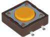 DTSM-21S-V-B Микропереключатель; 1; SPST-NO; 0,05A/12ВDC; SMT; 3,2Н; 12x12мм