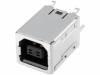 UBBS-4R-D14-4D, Гнездо; USB B; на плату; THT; PIN:4; прямой; Верс: USB 2.0; позолота, JST