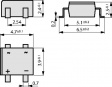 S40F Bridge rectifier 40 V 0.8 A MiniDIL