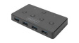 DA-73301 USB Switch, Inputs 2, Outputs 4, USB-A Socket - USB-A Socket