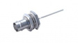 24 BNC-50-2-20/133 NE RF Connector, BNC, Brass, Socket, Straight, 50Ohm, Soldering Terminal