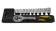 RND 550-00413 Ratchet Set, 11 Pieces, 3/8^, 205mm