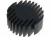 SK57825SA, Радиатор; для диод LED; O:60мм; H:25мм; Цвет: черный, Fischer Elektronik
