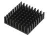 ICK BGA 19 X 19 X 10 Радиатор: штампованный; черный; L:19мм; W:19мм; H:10мм; алюминий