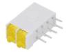 DBI02311, LED; в корпусе; желтый; 1,8мм; Кол-во диод: 4; 10мА; 38°; 2,1В; 13мкд, SIGNAL-CONSTRUCT