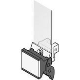 20817-856, Extractor Handle Black, Schroff