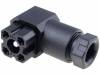 932157100 G 4 W 1 F SCHWARZ, Разъем: квадратный; Серия: G; вилка; "мама"; IP65; пайка; на провод, Hirschmann