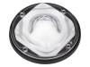 FN15379 STELLA-VSM Линза для LED; круглая; Мат-л: силикон; прозрачный; Цвет: черный