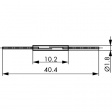 MDSR-10-15-20 Reed contact 1 make contact (NO) 200 VDC 0.5 A