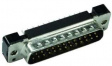 09662216702 D-Sub - S PCB connector/Male connector, straight/turned solder pins/15 poles