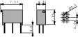 3266X-1-504LF Многоповоротный потенциометр Cermet 500 kΩ линейный 250 mW