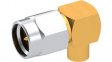 R125154002W SMA Right Angle Cable Mount RF Connector Plug, Solder, 50Ohm301-33-110