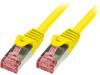 CQ2017S Patch cord; S/FTP; 6; многопров; Cu; LSZH; желтый; 0,25м; 27AWG