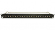 CP30190 Loaded RF Feed-Through Panel 1U, 20x 50Ohm, BNC Socket - BNC Socket