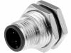 M12A-04PMMS-SF8001 Гнездо; М12; PIN:4; "папа"; код A-DeviceNet / CANopen; пайка; IP68