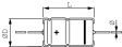 MAL202117332E3 Electrolytic Capacitor 3300 uF 40 VDC