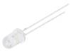 OSM5DK5A31A-5V LED; 5мм; белый теплый; 2180-3000мкд; 30°; Поверхность: выпуклая