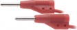 MVL 2/25 RED Test lead diam. 2 mm Red 25 cm 0.5 mm2 CAT I