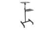 ADJPROJCART Portable Adjustable Projector and Laptop Stand Stand