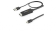 HD2MDPMM1M USB Powered Video Cable, HDMI Plug - Mini DisplayPort Plug, 3840 x 2160, 1m