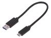 50420 Кабель; USB 3.0,USB 3.1; вилка USB A, вилка USB C; 250мм
