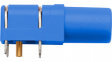 SWEB 8094 AU / BL Angled Safety Socket diam. 4 mm blue CAT III N/