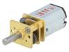 298:1 MICRO METAL GEARMOTOR HP, Двигатель: DC; с редуктором; 6ВDC; HP; 298:1; Двусторон.вал: есть, POLOLU