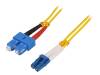 FP0LS10 Разъем: световодный; patchcord; LC, SC; на защелки; Кат: OS2; "папа"