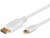 MC.2110.1112.010WH, Кабель; DispalyPort 1.1; 1м; белый, Goobay