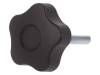 VCT.50 P-M8X40-C9 Ручка зажимная; Диам:50мм; M8; 40мм; технополимер (PP); H:32мм