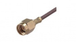 22650740 RF Connector, SMA, Beryllium Copper, Plug, Straight, 50Ohm, Solder Terminal/Crim