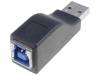 USB-BF/AM3 Адаптер; USB 3.0; вилка USB A, гнездо USB B; позолота