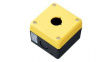 FB1W-111Y Switch Enclosure, 1 Mounting Hole, Yellow, IDEC HW/XW Series