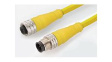1200660698 Micro-Change (M12) Double-Ended Cordset 4 Poles Female (Straight) to Male (Straight) 22 AWG TPE Cable 18m