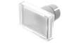 22-903.7 Switch Lens, Rectangular, Colourless, EAO 22 Series