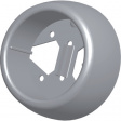 MFA 501S Surface-mounted LED housing round