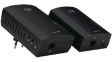 PLWK400-EU Powerline Wireless Extender Kit, 1x 10/100, 200 Mbps
