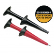AC280 Hook clips red/black, CAT IV 600 V / CAT III 1000 V