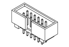 70246-2001, Pin header Male 20, Molex