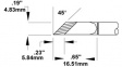 SMTC-1173 Rework Cartridge Knife / 45° / Bevelled