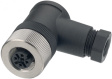 99-0430-161-04 Right angled socket, 713 series 3-pole Pole no. 3