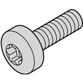 24571-371 [100 шт], Torx pan head screw M4 x 14 mm metallic PU=100 ST, Schroff
