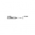44-510605 Soldering tip Chisel shaped 3.2 mm