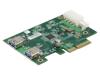 PER-T499-A10-00, Коммуникационная карта PCI Express; PCI-E x4 Gen.3; 0?60°C, AAEON