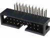 ZL231-20KG Гнездо; IDC; "папа"; PIN:20; угловой 90°; THT; позолота; 2,54мм