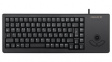 G84-5400LUMEU-2 Compact Keyboard with Built-In 500dpi Trackball, ML, EU US English with €/QWERTY