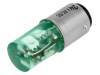 LG-BA15D-24AC/DC SPECIAL, Лампочка LED; зеленый; BA15D; 24ВDC; 24ВAC, POLAM-ELTA